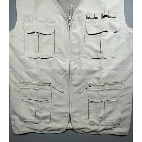Haband Travelers Fishing Vest Mens MED Outdoor Sport Utility Beige Gorpcore Camp - Picture 3 of 10
